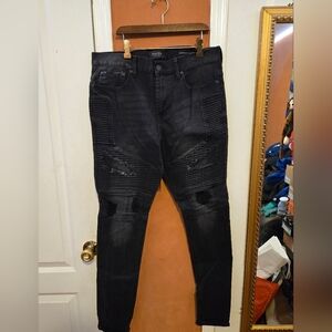 Pacsun Biker Stacked Skinny Jeans